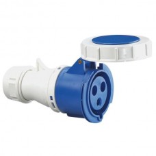 Βιομηχανικό Φις Θηλυκό 16A 3P 230V Μπλέ IP67